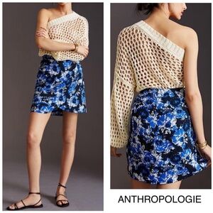 New Anthropologie Porridge Mini Skirt